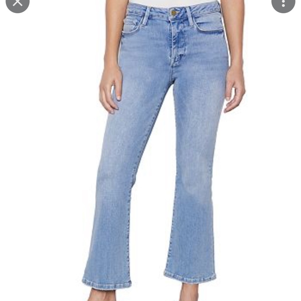FRAME Le One Crop Mini Boot Jeans